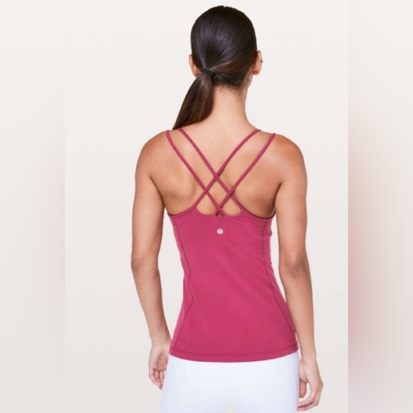 Lululemon free to be tank nulu 6 star ruby euc - Picture 2 of 9
